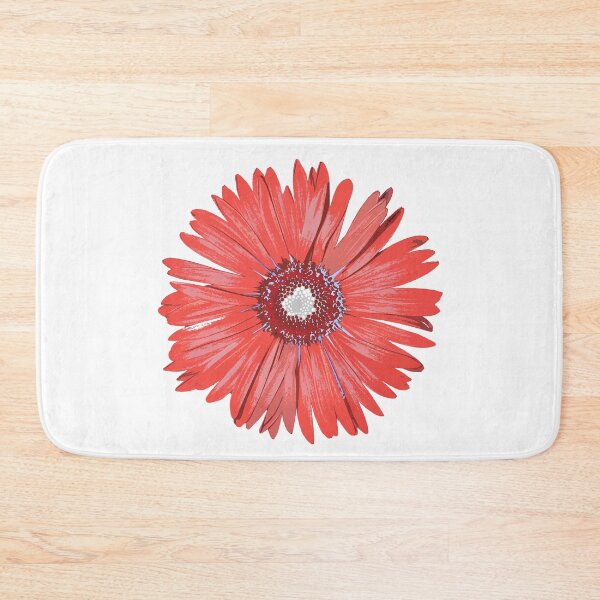 Item preview, Red Gerber Daisy Flower Botanical Floral Pop Art designed and sold by Sharon Cummings Art.