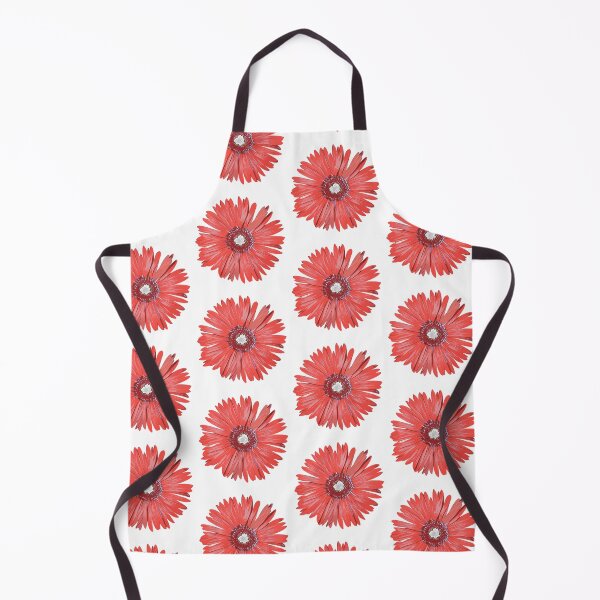 Item preview, Red Gerber Daisy Flower Botanical Floral Pop Art designed and sold by Sharon Cummings Art.