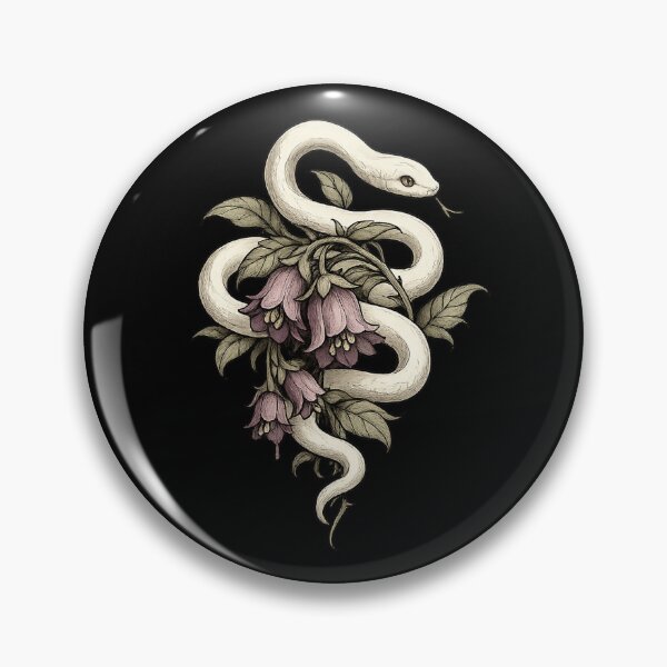 Item preview, White Snake Bellflower — Poison Garden designed and sold by DreamMachine69.