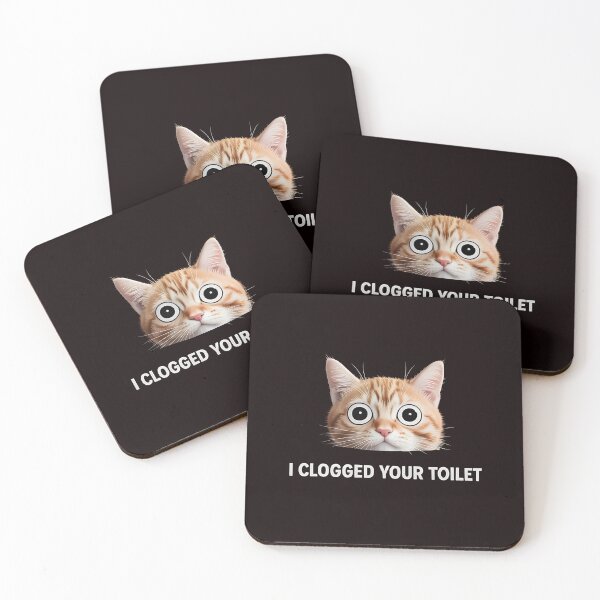 Item preview, I Clogged Your Toilet Funny Brainrot Alpha Wolf Meme Chaos designed and sold by Redgiant87x.