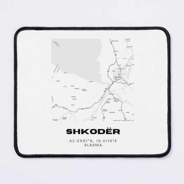 Item preview, Shkodër Albania City Map Poster | Minimalist Street Map Art designed and sold by RM-Journey.