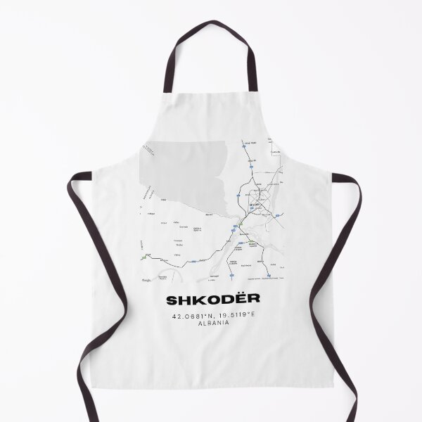 Item preview, Shkodër Albania City Map Poster | Minimalist Street Map Art designed and sold by RM-Journey.