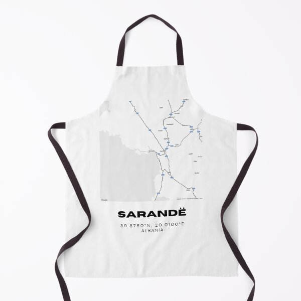 Item preview, Sarandë Albania Coastal Map Art | Minimalist City Street Poster designed and sold by RM-Journey.