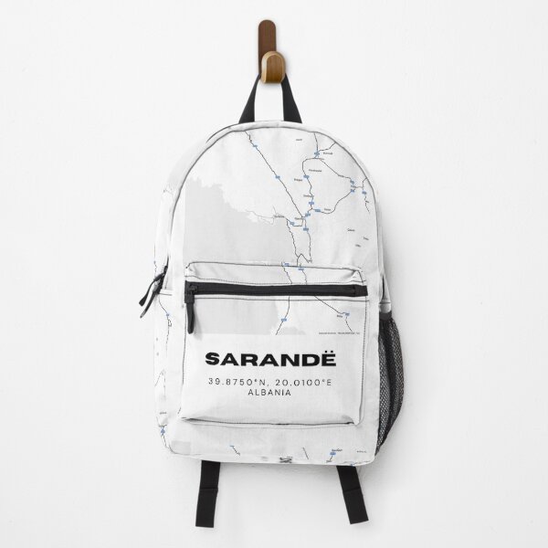 Item preview, Sarandë Albania Coastal Map Art | Minimalist City Street Poster designed and sold by RM-Journey.