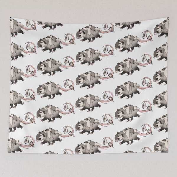 Item preview, Opossum Mom With Her Babies designed and sold by StudioSerpuntine.