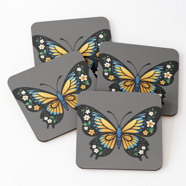 Item preview, Tribal Butterfly & Floral Tattoo Art Print designed and sold by tim tal.