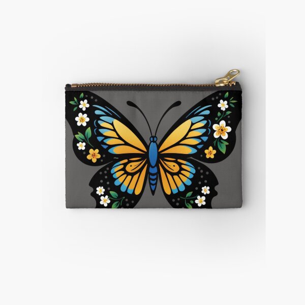 Item preview, Tribal Butterfly & Floral Tattoo Art Print designed and sold by tim tal.