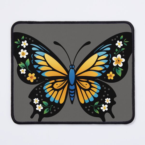 Item preview, Tribal Butterfly & Floral Tattoo Art Print designed and sold by tim tal.