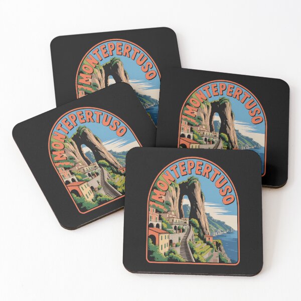 Item preview, Montepertuso Positano Vintage Sticker designed and sold by stickercuffs.
