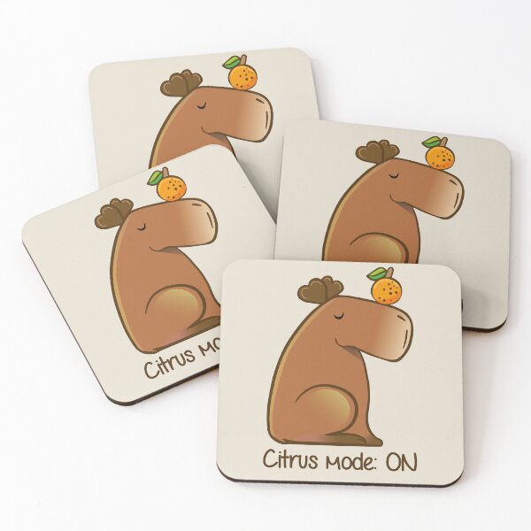 Item preview, Capybara citrus mode on designed and sold by Konopikyu.