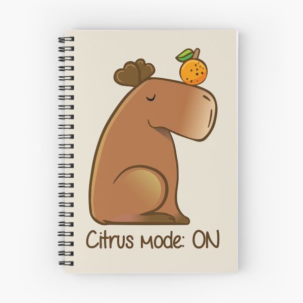 Item preview, Capybara citrus mode on designed and sold by Konopikyu.