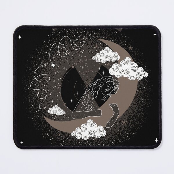 Item preview, Sleeping on the Moon - Celestial Tarot Witchy Line Art designed and sold by samahl_l.