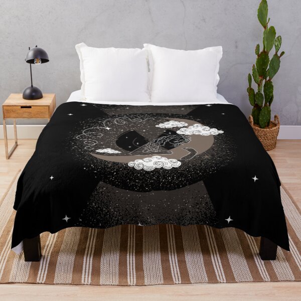 Item preview, Sleeping on the Moon - Celestial Tarot Witchy Line Art designed and sold by samahl_l.