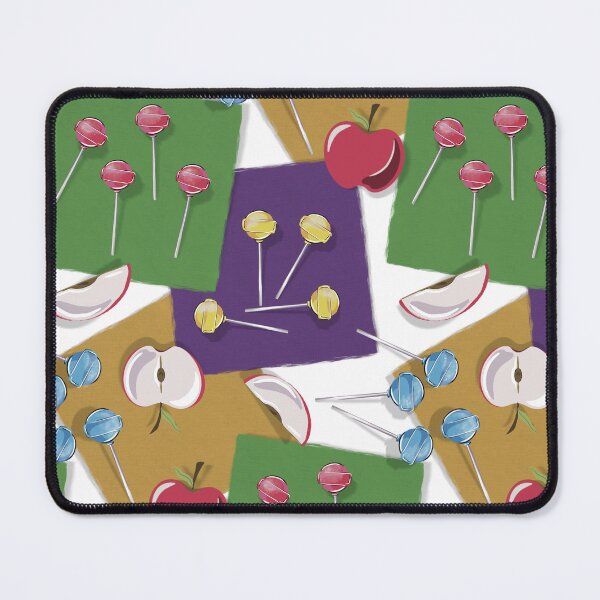 Item preview, Sweet Nostalgia: Lollipop and Apple Pop Art Pattern designed and sold by Fiorart Studio .