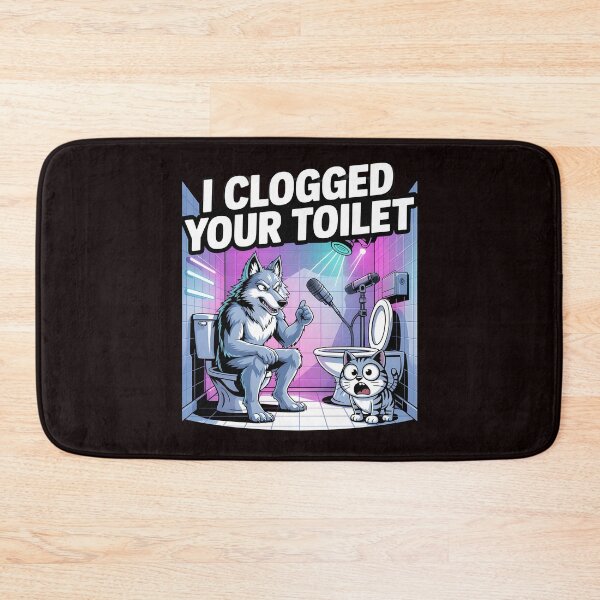Item preview, I Clogged Your Toilet Funny Brainrot AI Baby Meme Inspired designed and sold by Redgiant87x.