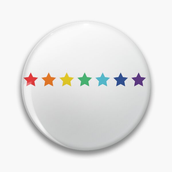 Item preview, Minimalist Rainbow Stars Row - Horizontal Colorful Celestial Line Art designed and sold by SolutionsArt.