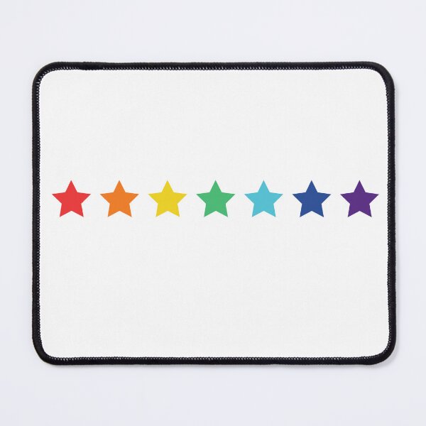 Item preview, Minimalist Rainbow Stars Row - Horizontal Colorful Celestial Line Art designed and sold by SolutionsArt.