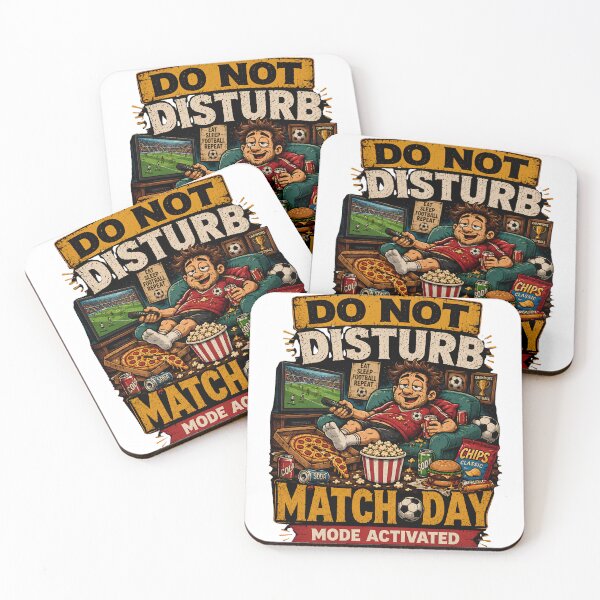 Item preview, Do Not Disturb Match Day Mode Activated Funny Football Shirt designed and sold by mimouna00.