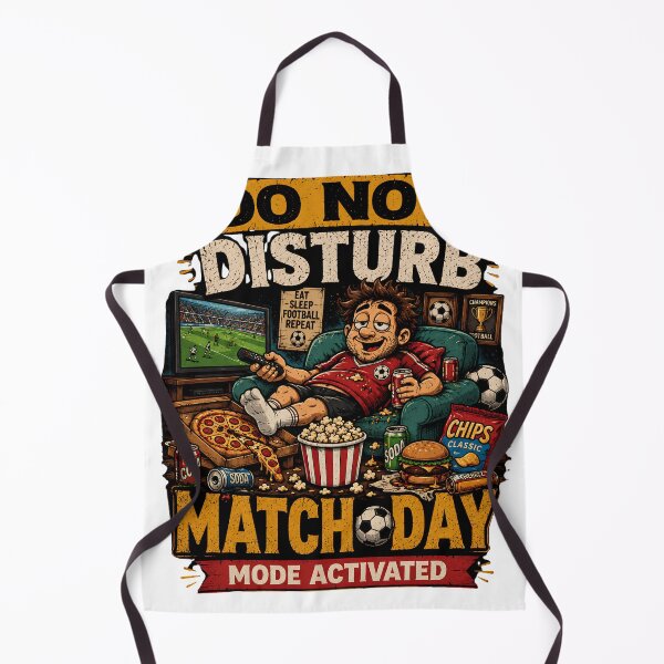 Item preview, Do Not Disturb Match Day Mode Activated Funny Football Shirt designed and sold by mimouna00.