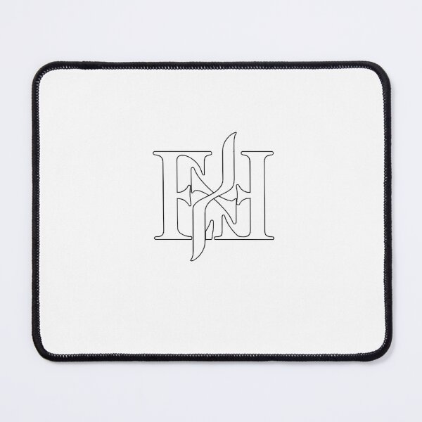 Item preview, Minimal EH Monogram Logo on Black Background | Modern Luxury Initials Design designed and sold by Joyfulfabric.