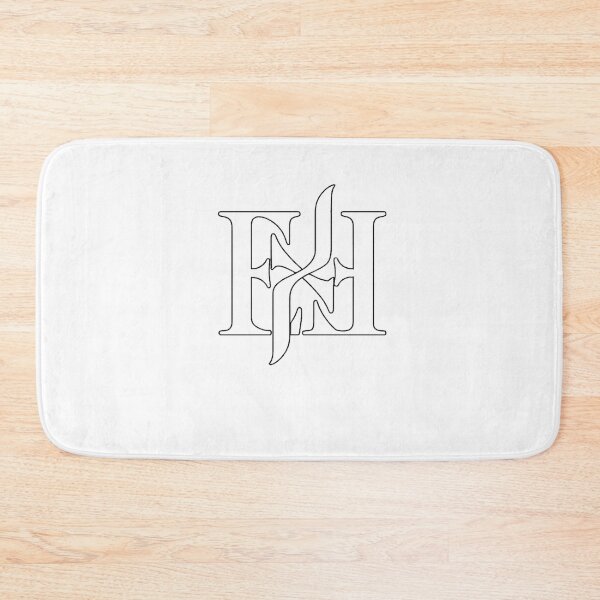 Item preview, Minimal EH Monogram Logo on Black Background | Modern Luxury Initials Design designed and sold by Joyfulfabric.
