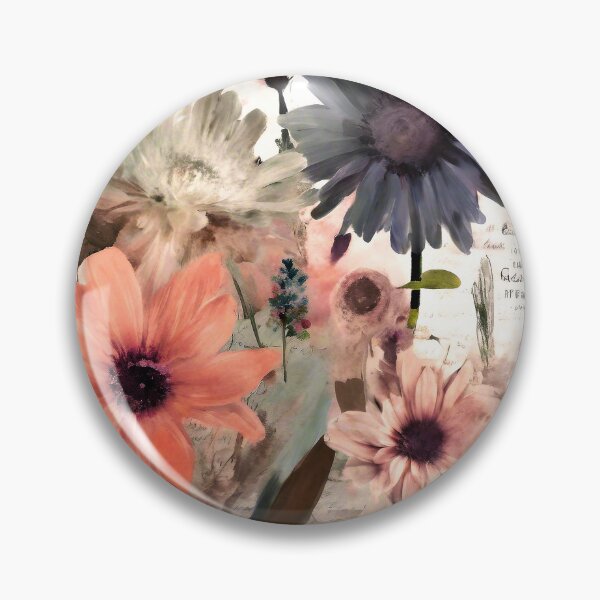 Item preview, Boho-Inspired Grunge Flowers Junk Journal Design Art  designed and sold by DEC02.