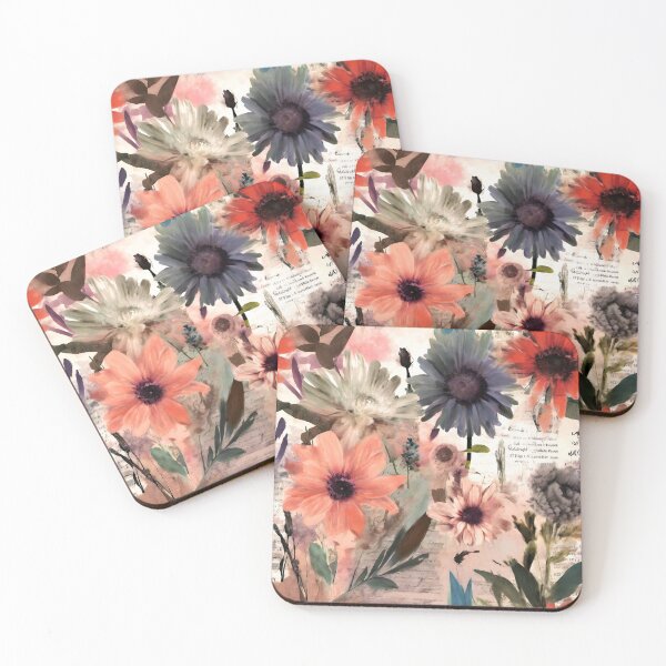 Item preview, Boho-Inspired Grunge Flowers Junk Journal Design Art  designed and sold by DEC02.