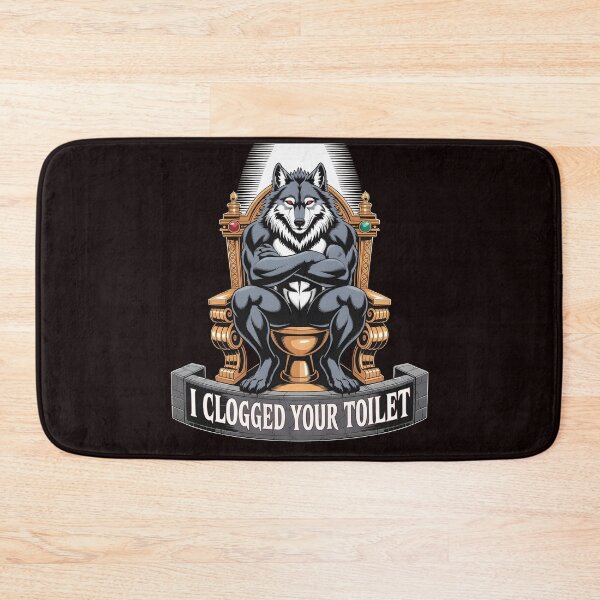 Item preview, I Clogged Your Toilet Funny Brainrot Weird Internet Meme designed and sold by Redgiant87x.