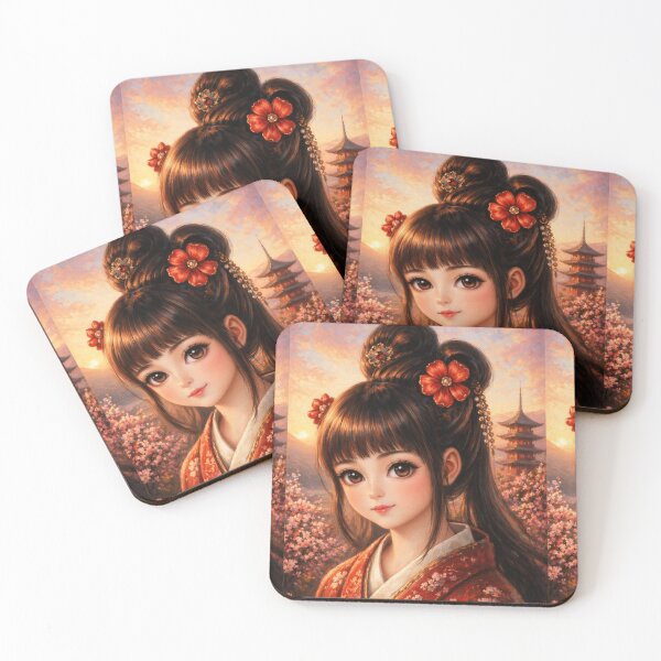 Item preview, Cherry Blossom Princess of the Valley of Echoes designed and sold by Art7Dimension.