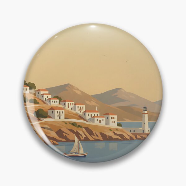 Item preview, Psara Greece, Greek Island Vintage Travel Tourism designed and sold by TravelersGems.