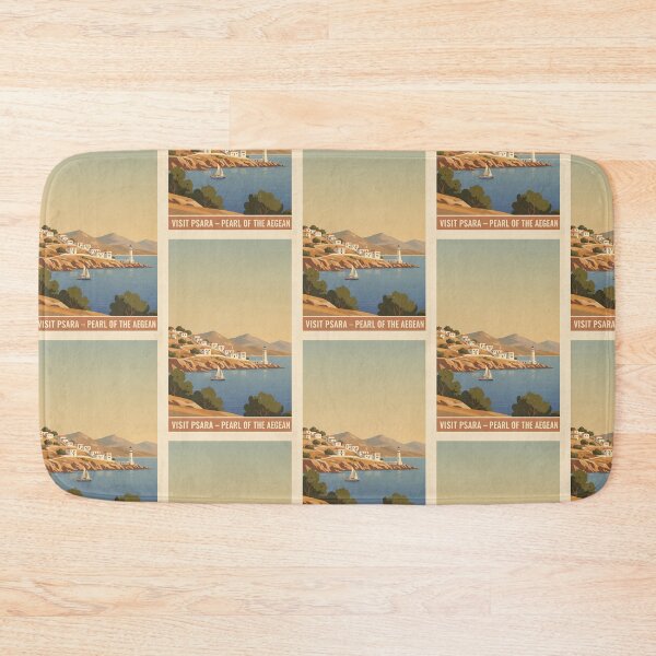 Item preview, Psara Greece, Greek Island Vintage Travel Tourism designed and sold by TravelersGems.