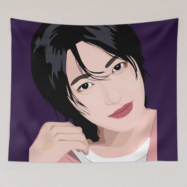 Item preview, Renjun NCT Dream in a stunning digital art vector portrait designed and sold by Aome22.