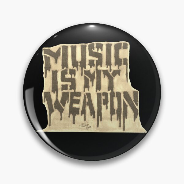 Item preview, Graffiti Music Is My Weapon Sepia Variant designed and sold by Grimmlar.