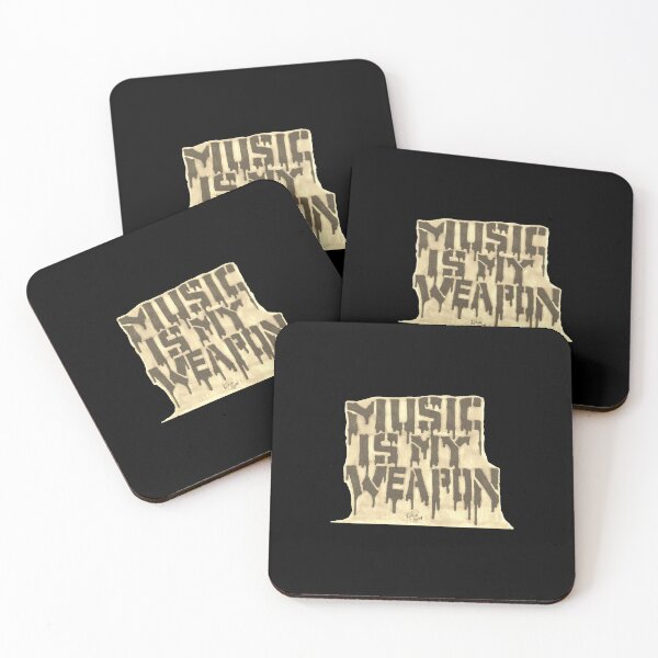 Item preview, Graffiti Music Is My Weapon Sepia Variant designed and sold by Grimmlar.