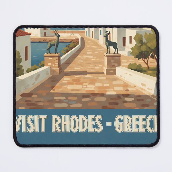 Item preview, Rhodes Greece, Greek Island Vintage Travel Tourism designed and sold by TravelersGems.