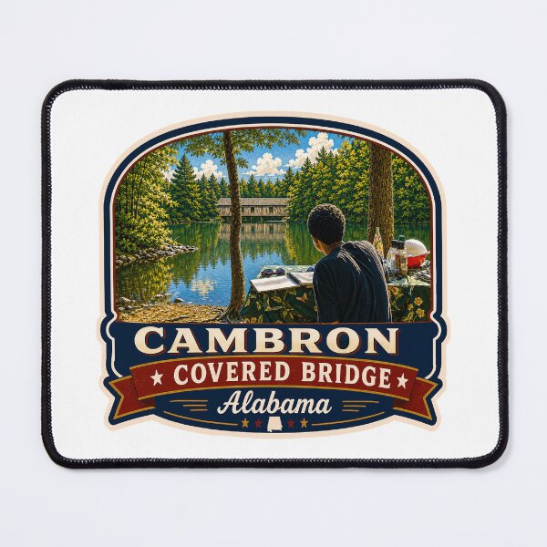 Item preview, Artist of Cambron Covered Bridge sticker designed and sold by gotucoveredart.