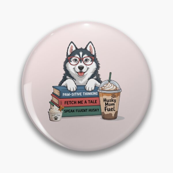 Item preview, Husky Mom Fuel - Book Lover Siberian Husky designed and sold by tamdevo1.