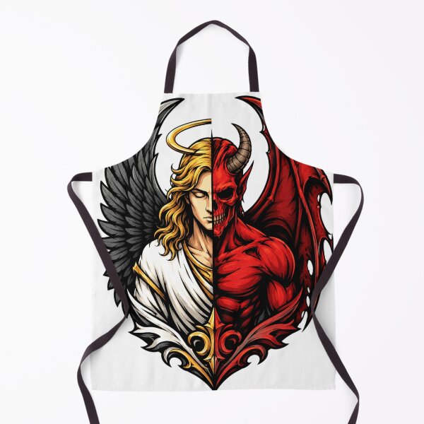 Item preview, Half Angel Half Demon T-Shirt Design | Dark Fantasy Gothic Graphic Tee designed and sold by stickyverselab.