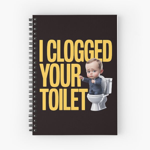 Item preview, I Clogged Your Toilet Funny Brainrot Stupid Funny Meme Aesthetic designed and sold by Redgiant87x.