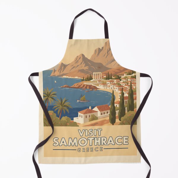 Item preview, Samothrace Greece, Greek Island Vintage Travel Tourism designed and sold by TravelersGems.