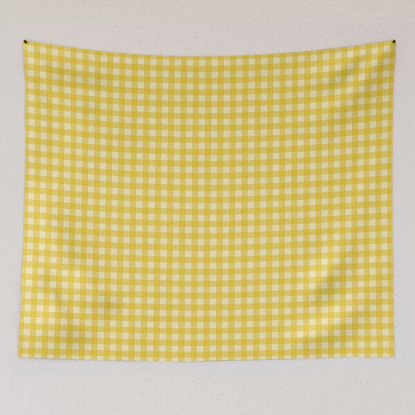 Item preview, Yellow Gingham Pattern Aesthetic Checked | Vintage Yellow Plaid Seamless Pattern | Cute Pastel Yellow Gingham Check | Mustard Yellow Tartan Grid | Summer Sun Yellow Picnic Checkered designed and sold by VivaFy.