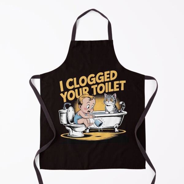 Item preview, I Clogged Your Toilet Funny Brainrot Internet Chaos Meme designed and sold by Redgiant87x.