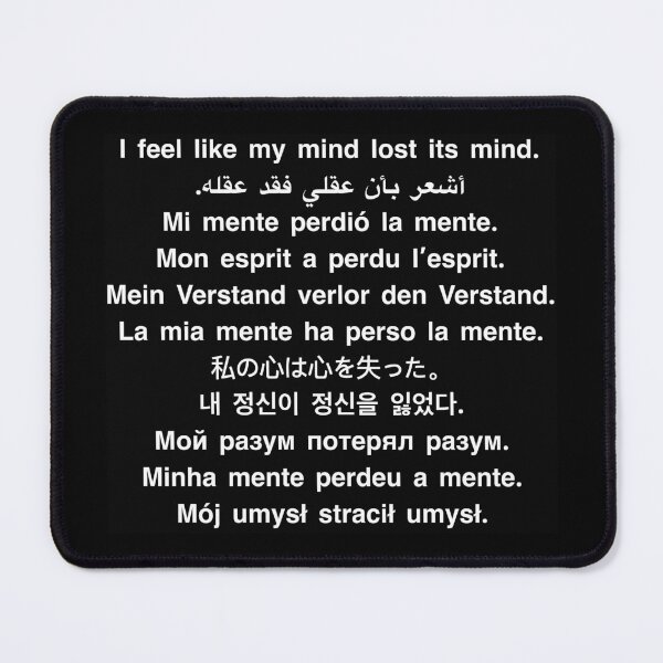 Item preview, It seems my mind has lost its mind designed and sold by hussain-dz.
