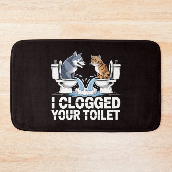Item preview, I Clogged Your Toilet Funny Brainrot Cursed Humor Meme Graphic designed and sold by Redgiant87x.