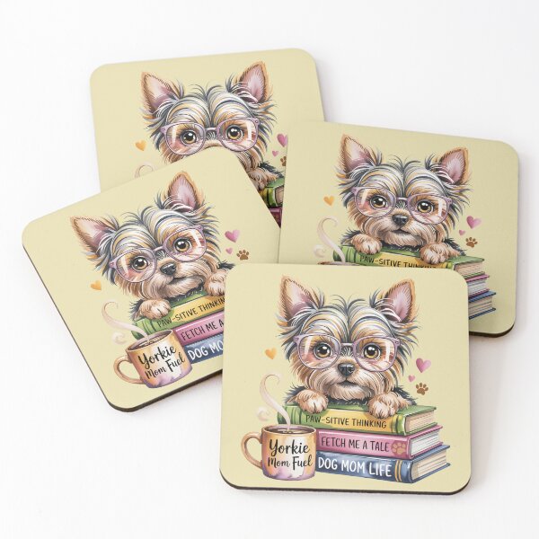 Item preview, Yorkshire Terrier Yorkie Mom Fuel - Book Lover Yorkshire Terriers designed and sold by tamdevo1.