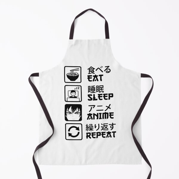 Item preview, EAT, SLEEP, ANIME AND REPEAT. designed and sold by Nubiyo.