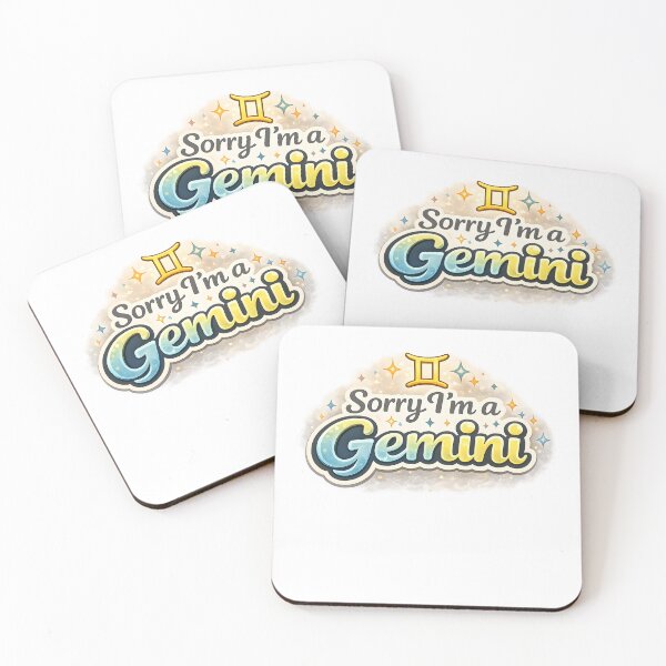 Item preview, “Sorry I’m a Gemini” Astrology – Zodiac Vinyl Decal  designed and sold by Yrwil.
