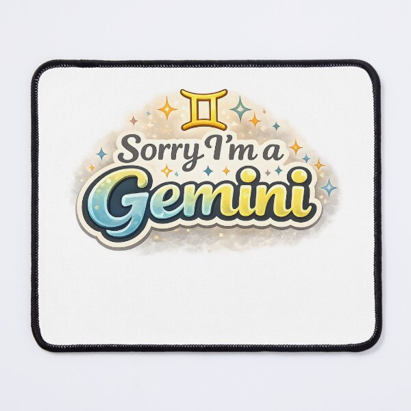 Item preview, “Sorry I’m a Gemini” Astrology – Zodiac Vinyl Decal designed and sold by Yrwil.