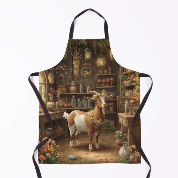 Item preview, Goat in Botanical Garden Shed designed and sold by SpazticGoat.