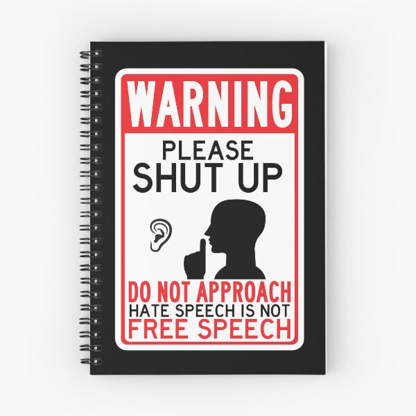 Item preview, hate speech is not free speech designed and sold by remerasnerdas.